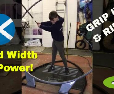 PlaneSWING BUILT AND HE'S SWINGIN' LIKE HIS HEROES! The best golf swing trainer on the planet! 😃👇💪