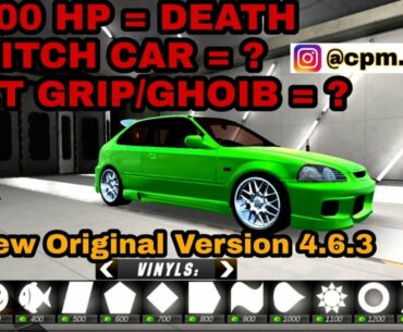 REVIEW CIVIC GLITCH CAR & SETTING GRIP / GHOIB DI ORGINAL VERSION 4.6.3 CAR PARKING MULTIPLAYER