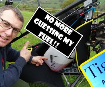 Paramotor Flexwing Ultralight fuel gauge - fitting and testing