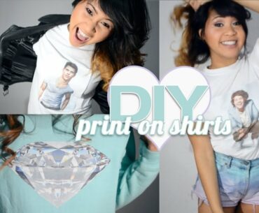 DIY ♥ How To Print Your Own T-Shirts & Sweatshirts At Home!