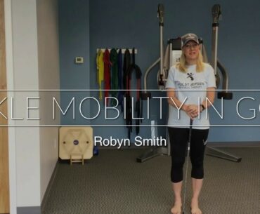 Ankle mobility in the golf swing