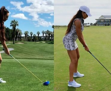 Beautiful model/ Holly Sonders golf swing 💋💋💋| GOLF VN