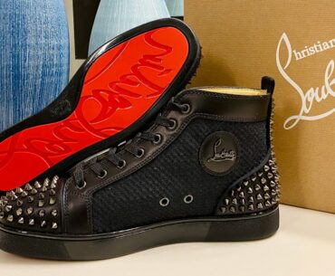 Unboxing/On Foot: Louboutin AC Lou Spikes Trainers