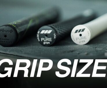 Can GRIP SIZE Change Your Swing? // GEARS 3D Motion & Foresight GC Quad Testing