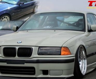 Bmw E36 Bagged on CST Hyper Zero Tuning Project Before and After