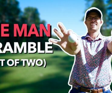 How Low Can I Shoot Playing Best of Two(One Man Scramble)?? | Bryan Bros Golf