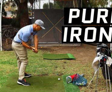 The Best Golf Drills to Hit Pure Irons - 5 Stroke Challenge Practice Day 15