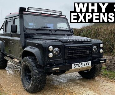 WHY ARE LAND ROVER DEFENDERS SO EXPENSIVE? - 2005 Crew Cab Pick up Defender TD5 Review
