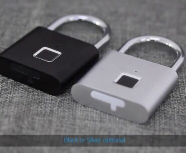 EasyTechGo.com The Smart Fingerprint Padlock - Lock down your valuables