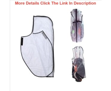 Best PVC Waterproof Golf Bag Hood Rain Cover Shield Outdoor Golf Pole Bag Cover Durable Dustproof C