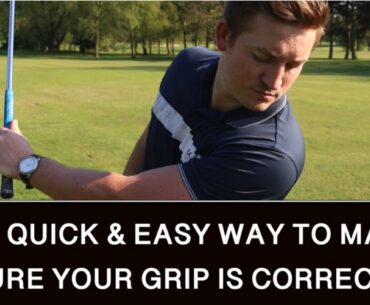 THE QUICK & EASY WAY TO MAKE SURE YOU HAVE THE PERFECT GRIP!