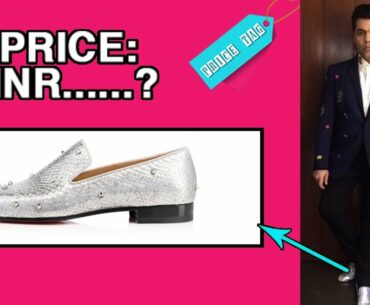 #PriceTag: The Cost Of KJo’s Shimmery Shoes Can Leave Anyone Blinded