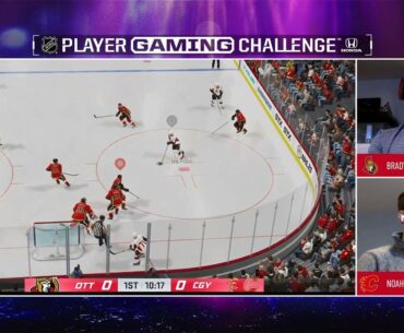 NHL Player Gaming Challenge: Ottawa's Brady Tkachuk vs. Calgary's Noah Hanifin | NBC Sports
