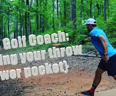 Disc golf Coach: Timing your throw. (power pocket)