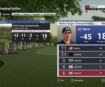 The Golf Club 2019 (PS4 Pro): PGAS - Wells Fargo Championship R3