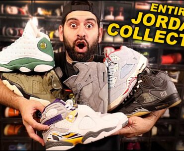 My ENTIRE Jordan Sneaker Collection!! *BEST ON YOUTUBE*