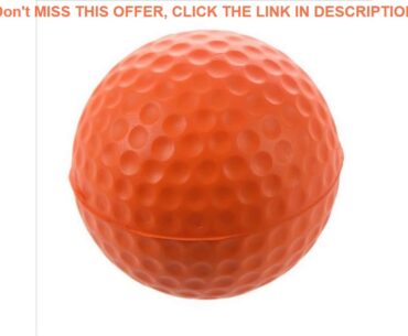 Slide PU Golf Ball Golf Training Soft Foam Balls Practice Ball - Orange