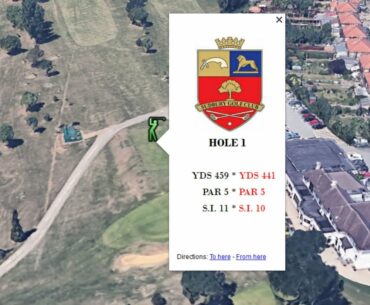 Sudbury Golf Club, Middlesex, UK - Front Nine - Google Earth Tour