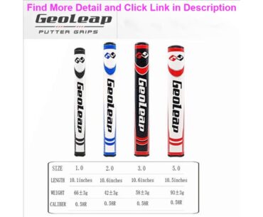 Geoleap Round Putter Golf Grips PU Material Soft Feeling 3.0  5.0 Two Sizes And Four Colors To Cho