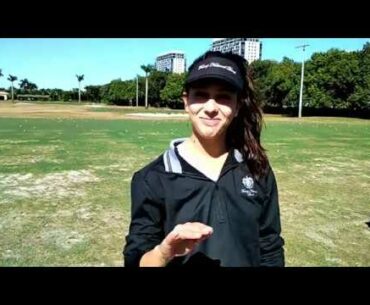 Florida Golf Swing - 9 Iron Range Practice - Trump Doral