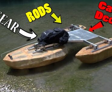 Homemade Fishing Boat? or Kayak?Test Fishing the River for Bass!