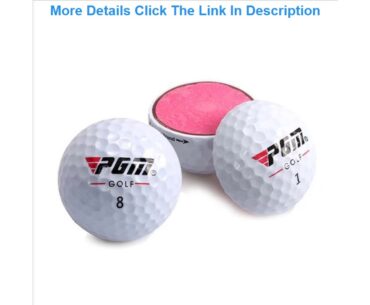 Slide 12pcs/Lot PGM Durable Golf Ball with Three Layer Design Soft Durable Cover Ball New golf prac