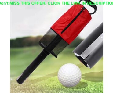 Top Golf Ball Cylinder Picking Ball Machine Removable Pick-up Barrel Easy Standing Golf Device 30JP