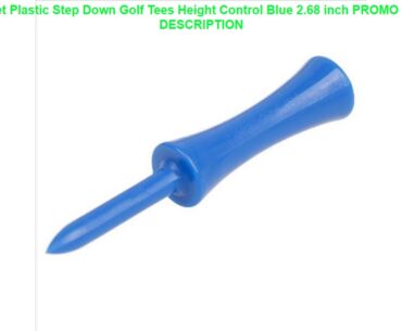 Tanie  50Pcs/set Plastic Step Down Golf Tees Height Control Blue 2.68 inch