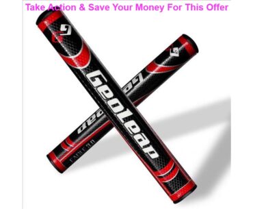 Geoleap Round Putter Golf Grips PU Material Soft Feeling 1.0  2.0 Two Sizes And Four Colors To Cho
