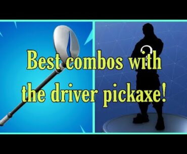 BEST COMBOS WITH THE DRIVER PICKAXE!! (Golf club)