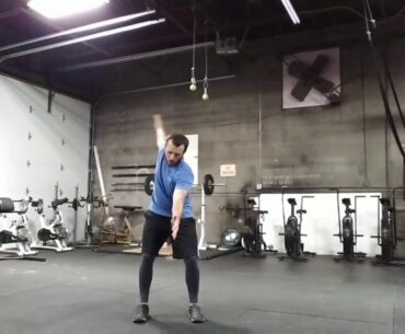 Golf Stance T-Spine Rotation