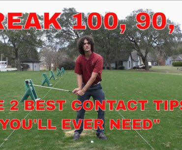 Break 100, 90, 80 with THE BEST 2 GOLF SWING CONTACT SECRETS | Tom Saguto, PGA | SagutoGolf