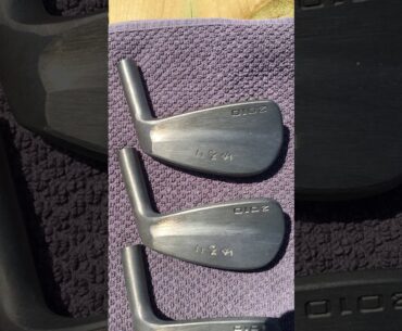 Black Oxide Raw Irons - 8/22