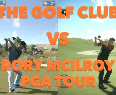 The Golf Club vs. Rory Mcilroy PGA Tour - Side-by-Side Comparison