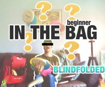 DISC GOLF Beginner | In The Bag BLINDFOLDED | Vlog 2020 | With added rap theme song at the end!?