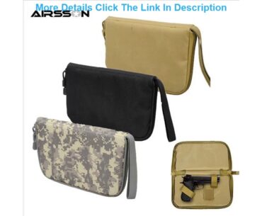Best Tactical Pistol Carry Bag Gun Case Portable Holster Military Handgun Carrier Pouch Soft Protec