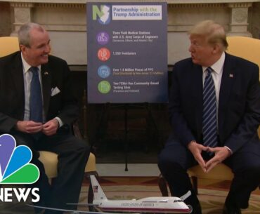 Gov. Murphy Thanks Trump For Coronavirus Relief During New Jersey's 'Darkest Hour' | NBC News NOW