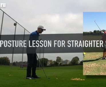 Golf Posture Lesson For Straighter Shots