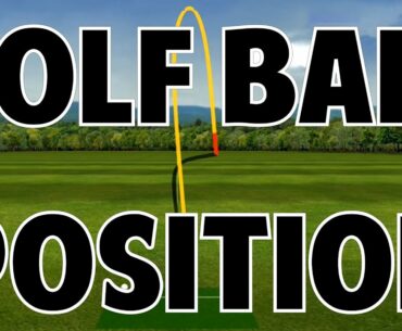 Golf Ball Position Tips For Fade and Draw