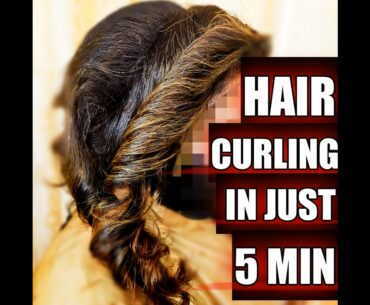 How to add Curls to Hair with a Flat Iron.