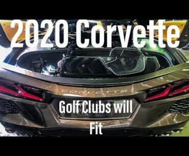 2020 Corvette - Golf Clubs Will Fit