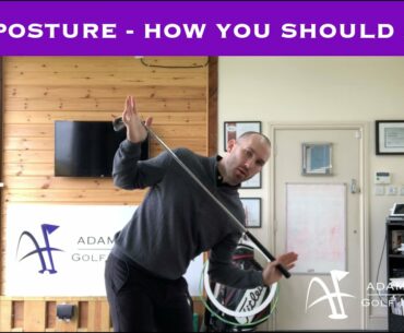 GOLF POSTURE - HOW YOU SHOULD STAND TO YOUR GOLF BALL