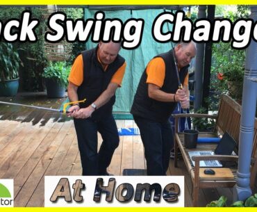 Making Golf Back Swing Changes While In Lockdown