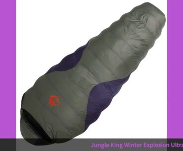 Jungle King Winter Explosion Ultra Light Adult Outdoor 800g Down Sleep