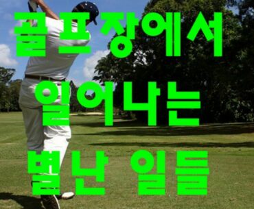 [골프멘탈] 골프장에서 일어나는 별난 일들/There are many strange things happening while playing golf.