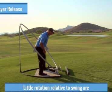 Malaska Golf - Releasing the Club - Correct Hand Action, Swing Arc, Club Face Control