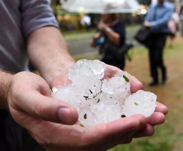 Australia weather: Golf ball-sized hailstones hit parts of the country