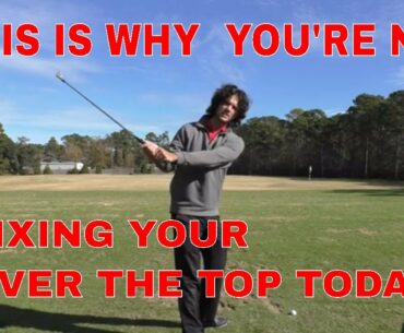 THE CHOP IS KILLING YOUR GOLF SWING | Tom Saguto, PGA | SagutoGolf