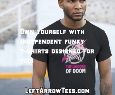 Independent funky t shirts for the open minded. LeftArrowTees.com