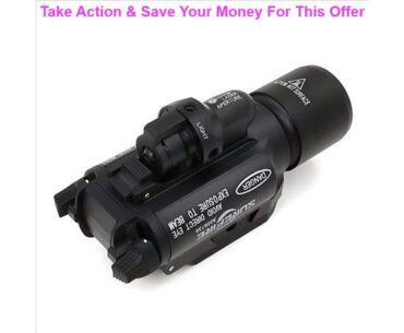 Top Tactical X400 Red Laser Sight Light Gun Flashlight LED White Light / Red Laser / Laser Combo Fl